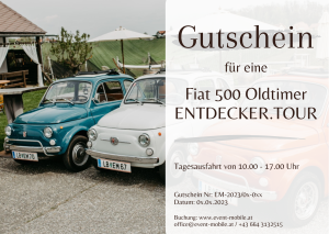 Fiat 500 Oldtimer ENTDECKER.TOUR