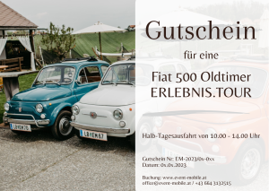 Fiat 500 Oldtimer ERLEBNIS.TOUR